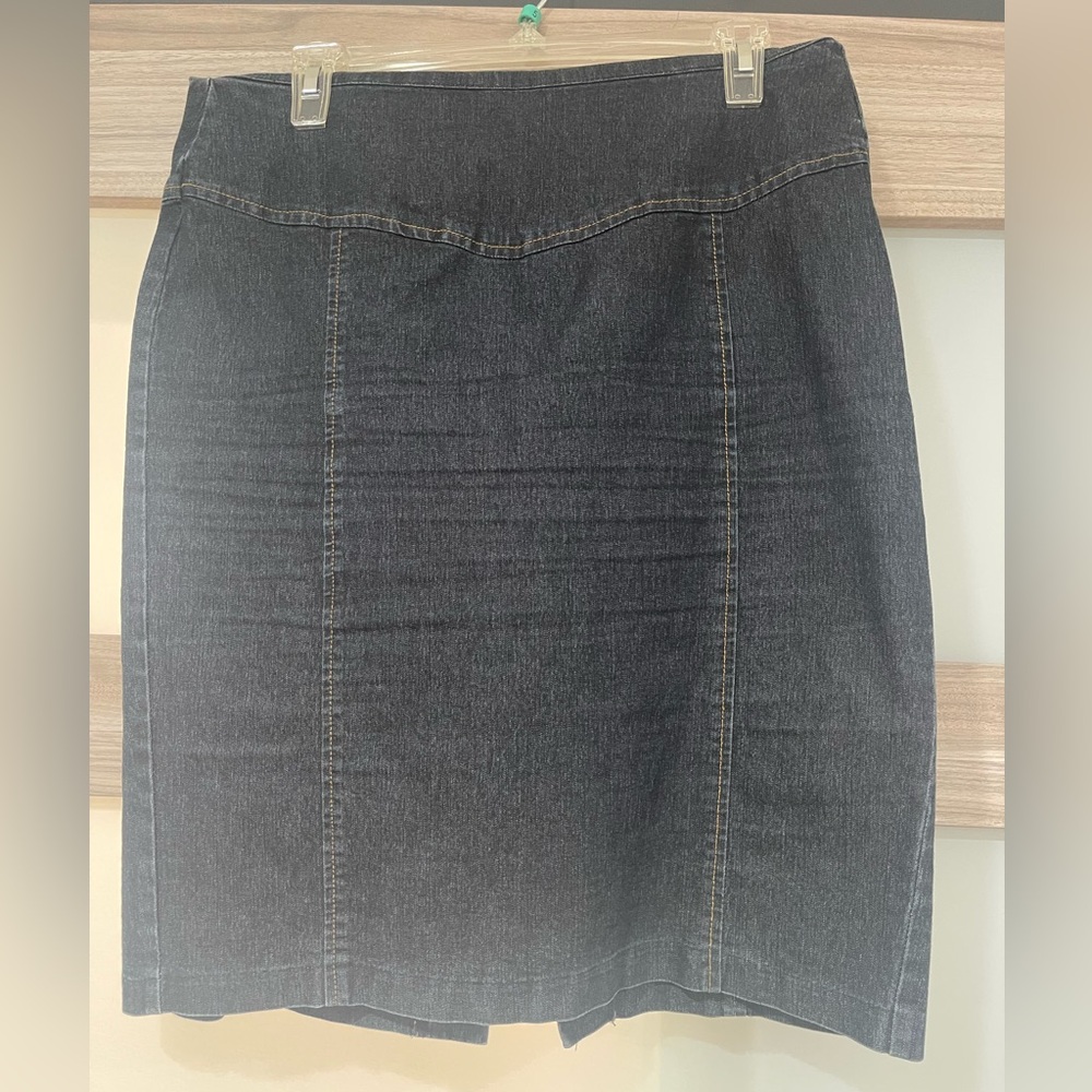 Rampage Black Pencil Skirt Knee-Length Work